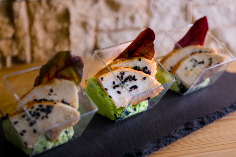 Kuřecí prsíčko na hráškovém pyré 16ks